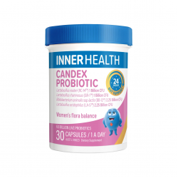 【双11秒杀特价】Inner Health Candex Probiotic 30s 澳洲茵澳斯女性专用乳酸杆菌活性益生菌30粒 保质期2027.3 【双11秒杀特价】Inner Health Candex Probiotic 30s 澳洲茵澳斯女性专用乳酸杆菌活性益生菌30粒 保质期2027.3